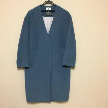 [ 새상품급 ] 로리즈팜 메리노 노카라 코트