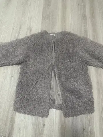 그레이 자켓 긴팔 플리스