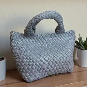 메쉬 미니 토트백 파우치 포함 [그레이] 숄더백