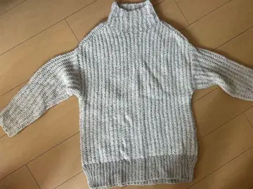 MACPHEE 하이넥 니트 스웨터