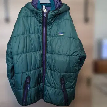 클리닝 완료!! L.L.Bean 프리마로프트 다운 자켓 남성용 M