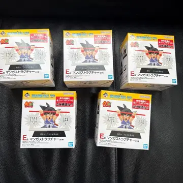 드래곤볼 40주년 E. 만화 스트럭처 5개 세트