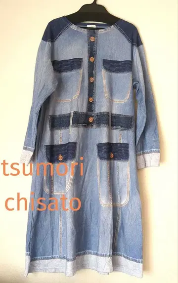 새상품급 tsumori chisato sleep 데님 원피스 룸웨어