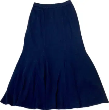 신동 세인트존 울 레이온 니트 머메이드 라인 롱 스커트 블랙