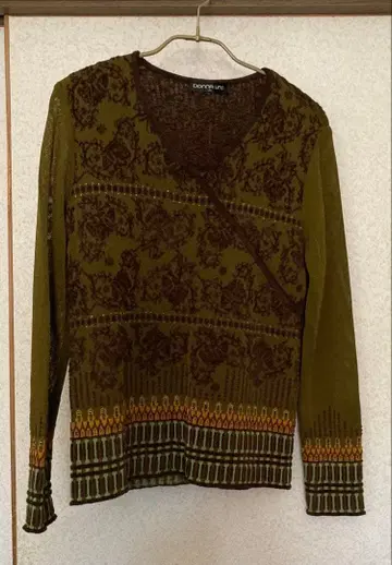 미사용 새상품 DONNA UNO 니트 상하의 셋업 40 월드제