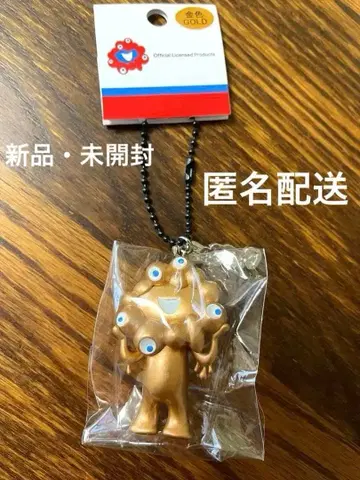 오사카 간사이 만박 미야쿠미야쿠 골드 컬러 미야쿠미야쿠 입체 PVC 키링