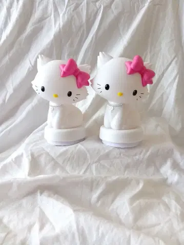 챠미 키티 방 조명 2개 일괄