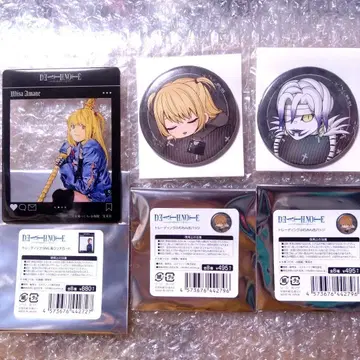 DEATH NOTE 미사 렘 후와민 캔뱃지 SNS풍 아크릴 카드