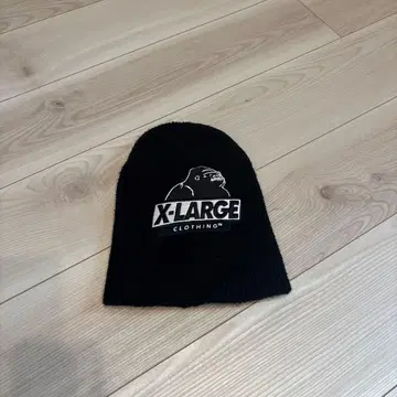 X-LARGE 블랙 니트 모자 원사이즈