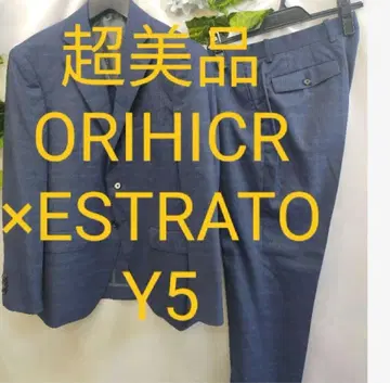 오리히카 x ESTRATO 체크 무늬 비즈니스 정장 Y5