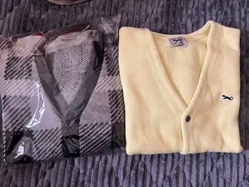 Naive magic 체크 무늬 가디건 묶음 판매