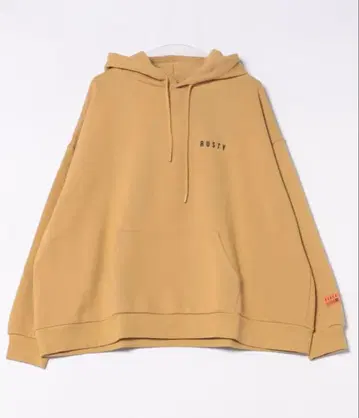 RUSTY/러스티 여성용 로고 플리스 후드티 풀오버