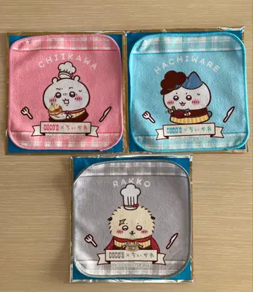 치이카와 코스 미니 타월 치이카와 하치와레 랏코