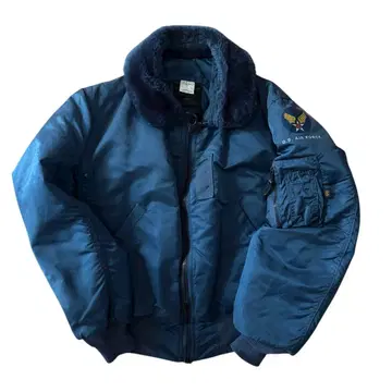 ALPHA 빈티지 B 15D Made in USA 복각판 네이비