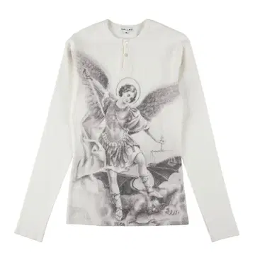 당일 발송 VALLAD HENRY NECK L/S 화이트 서멀 L