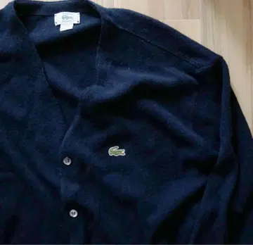 IZOD LACOSTE 네이비 가디건 XL