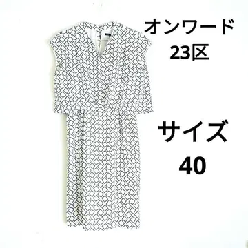 온워드 23구 원피스 사이즈 40 L 사이즈 빅 사이즈