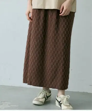 Crisp 프린지 스트레이트 스커트