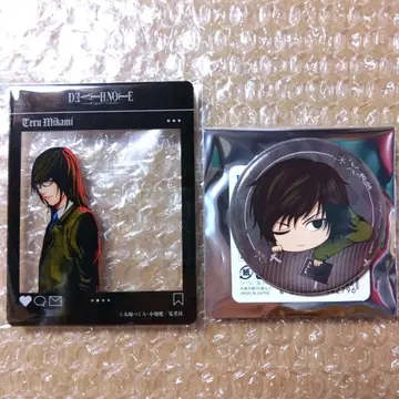 DEATH NOTE 미카미 테루 후와민 캔뱃지 SNS풍 아크릴 카드