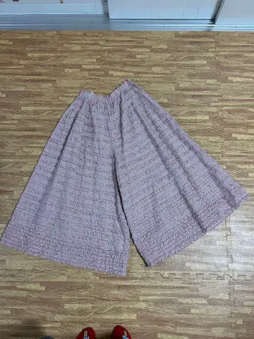 PINK HOUSE 가우초 팬츠 핑크 계열 체크