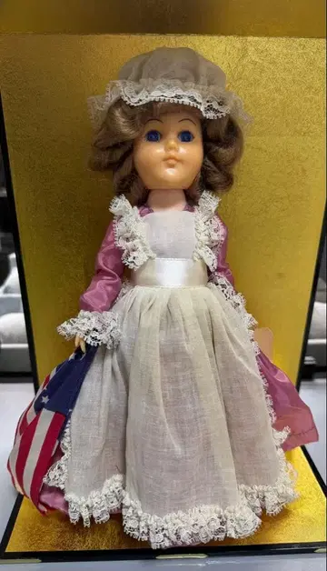 인형 레이스 장식 인형 미국 국기 포함