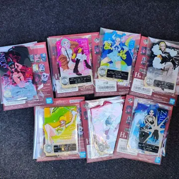 원피스 제일복권 메모리 오브 히로인즈 H상 아크릴 스탠드 7개 세트