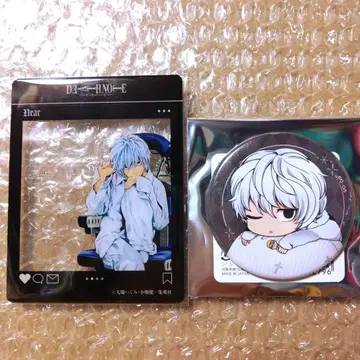 DEATH NOTE 니어 후와민 캔뱃지 SNS풍 아크릴 카드