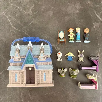 겨울왕국 인형의 집 미니 하우스 세트 애니메이터 컬렉션
