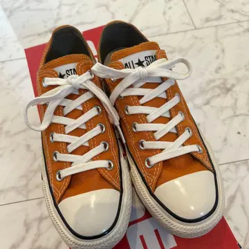 ALL STAR 오렌지 로우컷 스니커즈