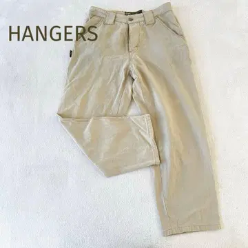 HANGERS 와이드 팬츠 오버 사이즈 이지 팬츠 베이지 계열 XL 이상