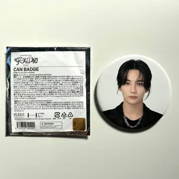 SEVENTEEN follow 정한 캔뱃지