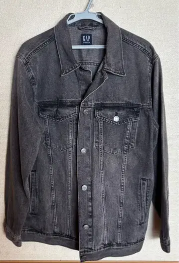 GAP 블랙 데님 자켓 M