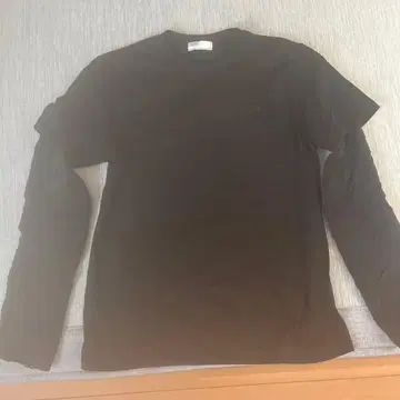 ryaw VEIN ARM TEE 블랙 긴팔