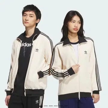 아디다스 오리지널스 와플 트랙 자켓 화이트