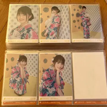 노기자카46 브로마이드 오가와 아야 유카타 2022 5종 컴프