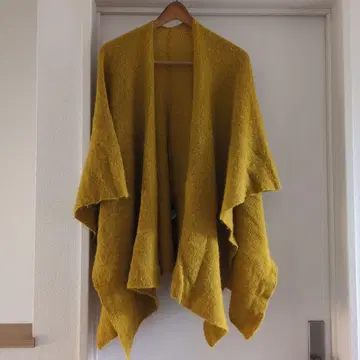 MINO 니트 스톨 롱 판초형 알파카 사이후쿠
