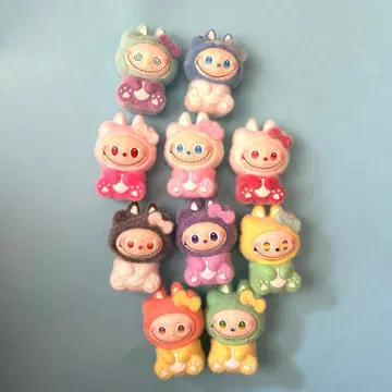 러브브 LABUBU 피규어 고양이 부부 10개 세트