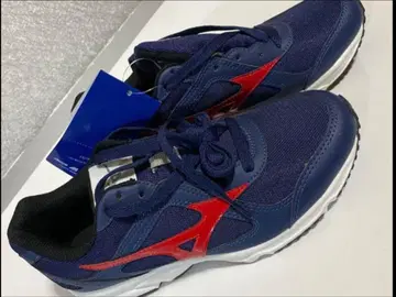 미즈노 네이비/레드 러닝화 24cm