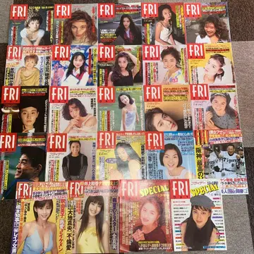 FRIDAY & FLASH 잡지 42권 세트 덤 포함 24-A-3364