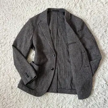 UNIQLO 울 블렌드 헤링본 자켓 M 미사용급