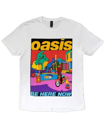 oasis BE HERE NOW 티셔츠