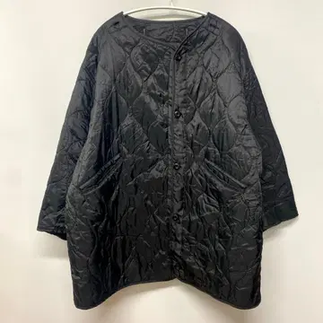 FREAK'S STORE 퀼팅 라이너 코트 블랙 M