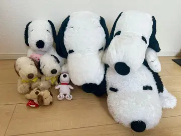 새상품급 스누피 SNOOPY BIG 봉제 인형 키링 묶음 판매 세트