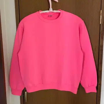 JERZEES 맨투맨 핑크 무지 M