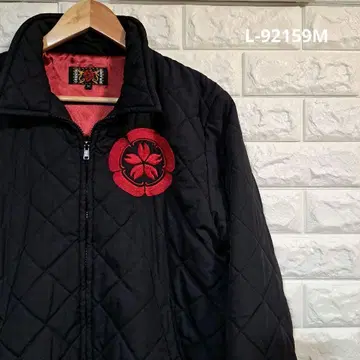 [NISHIKI ] 벚꽃 가몬 퀼팅 자켓 [일본풍 패턴] L-92159