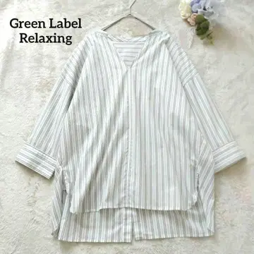 그린 라벨 릴랙싱 돌먼 스키퍼 스트라이프 셔츠