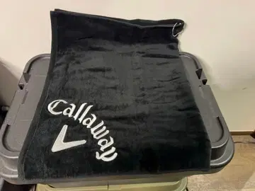 CALLAWAY 캐릭터웨이 타월 캐디백 골프 블랙 미사용