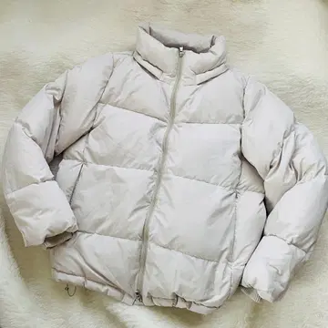 HAKUU 하쿠 별주 다운 자켓 다운 코트 아이보리 하자품