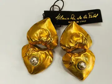 MARIA PIA DE LA FELD 빈티지 하트 골드 귀찌