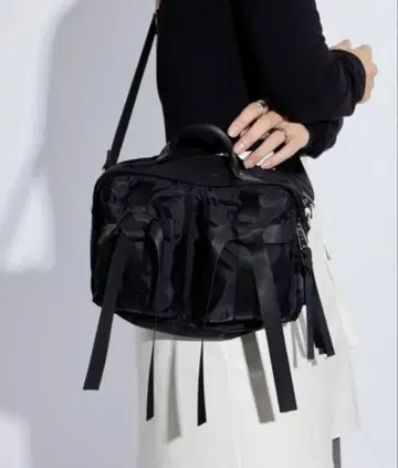 새상품급 OUTDOOR PRODUCTS 리본 포함 블랙 숄더백